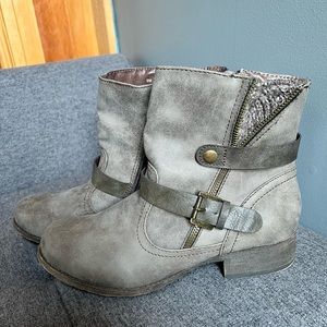 Grey Booties- Size 9